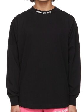 PALM ANGELS - Black Classic Logo T-Shirt